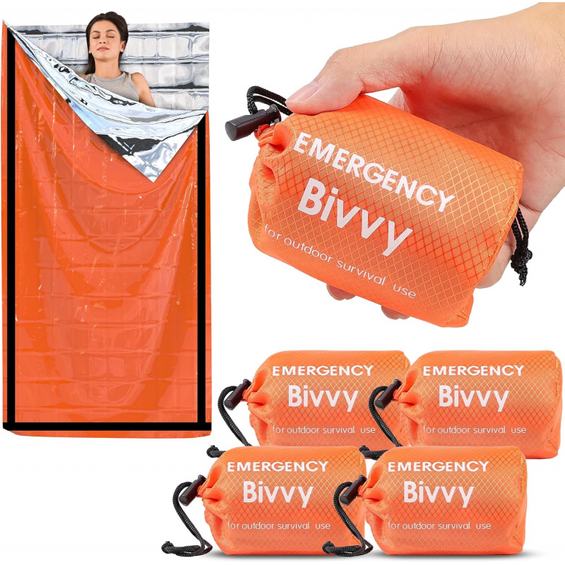 Bivy Bag Emergency - 응급용 침낭 생존 담요 보온 마일라