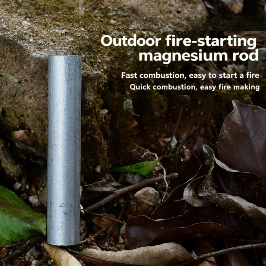 Magnesium Fire Starter - 고순도 마그네슘 막대, 야외 캠핑용, 생존용,
