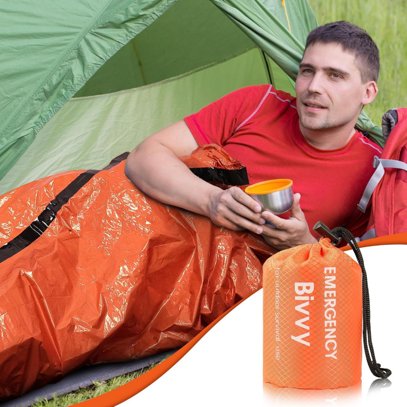 응급용 침낭 생존 담요 보온 마일라 비비색 경량 방수  - Bivy Bag Emergency 리뷰 및 가격
