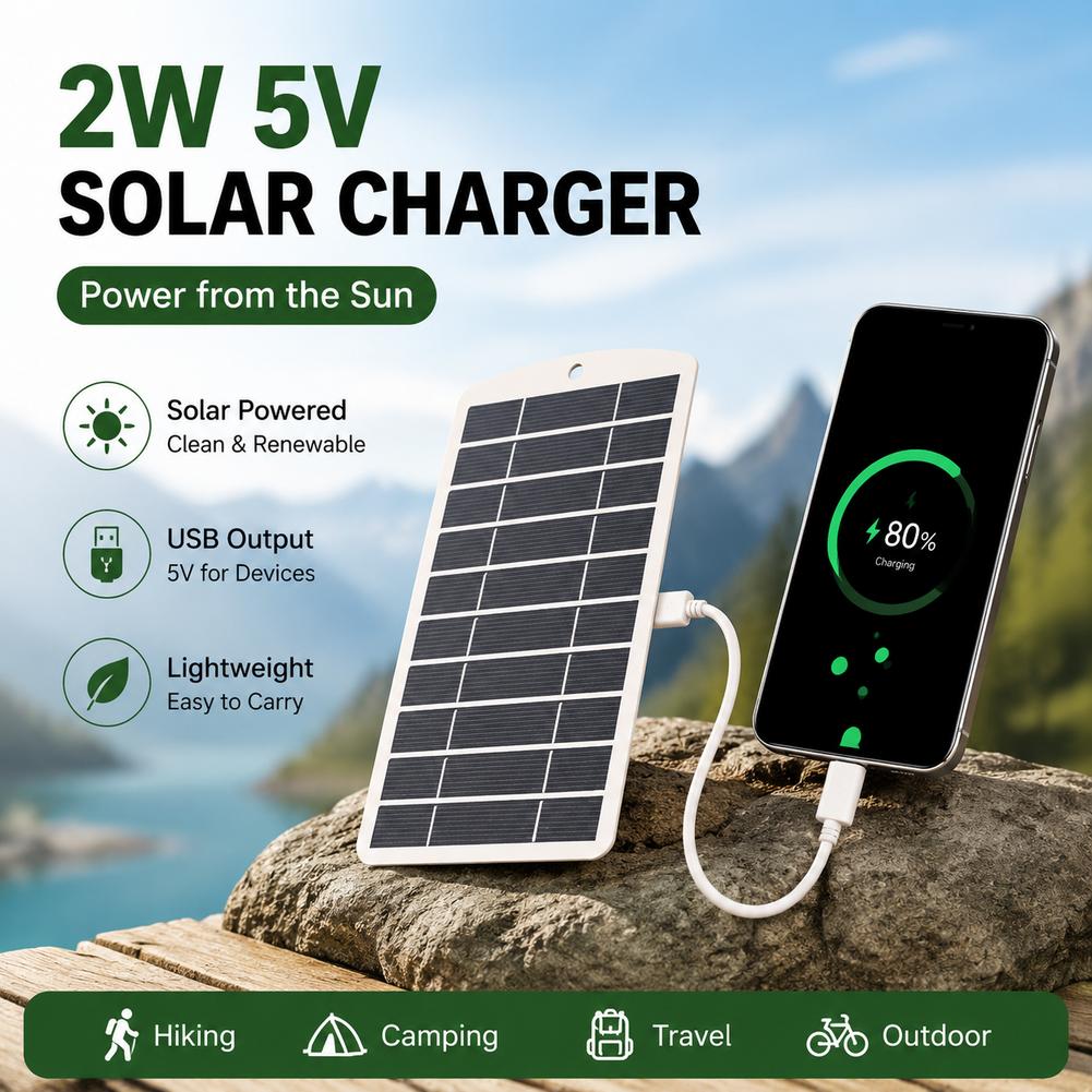 휴대용 USB 태양광 충전 패널, 안전하고 안정적인 충 - Solar Emergency Charger 리뷰 및 가격