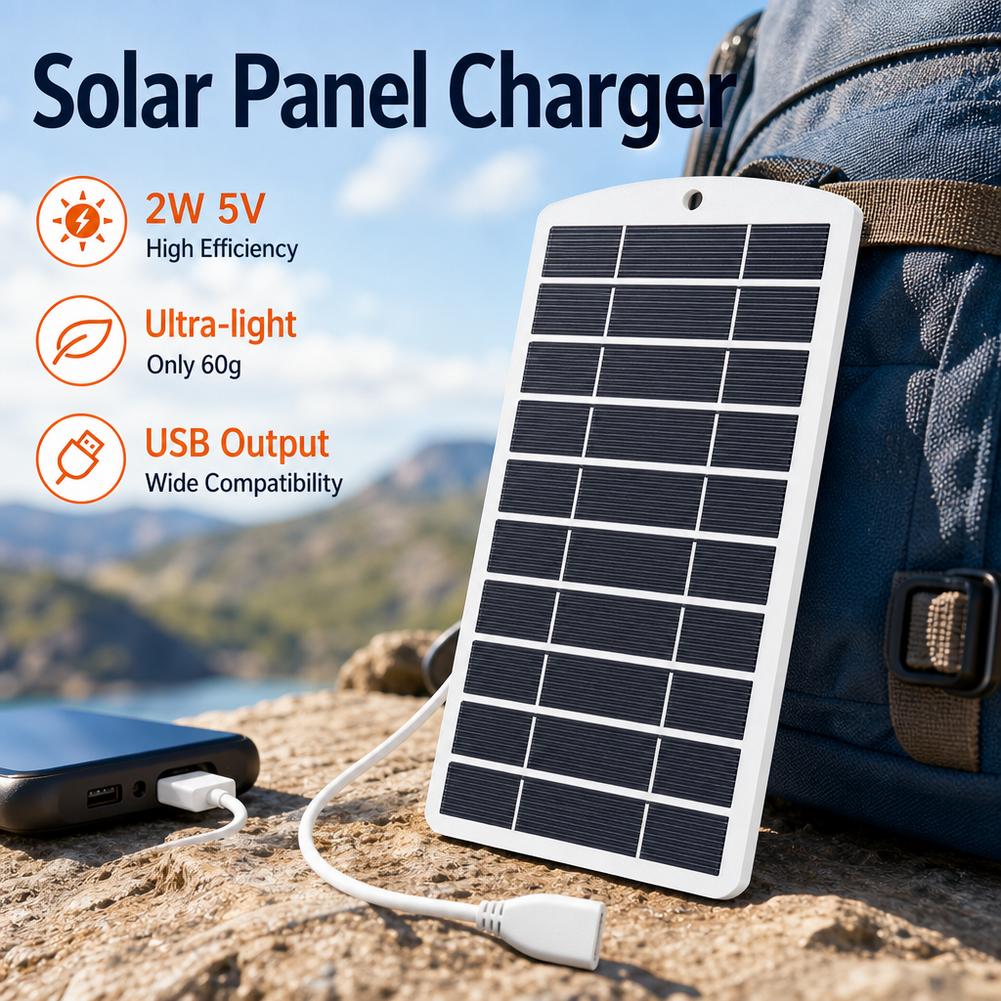 휴대용 USB 태양광 충전 패널, 안전하고 안정적인 충 - Solar Emergency Charger 리뷰 및 가격