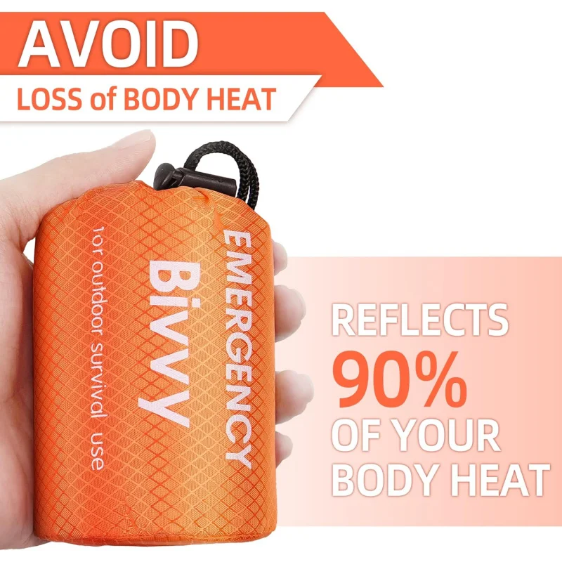 비상용 침낭, 생존용 담요, 단열 마일라 소재 비비백, - Bivy Bag Emergency 리뷰 및 가격